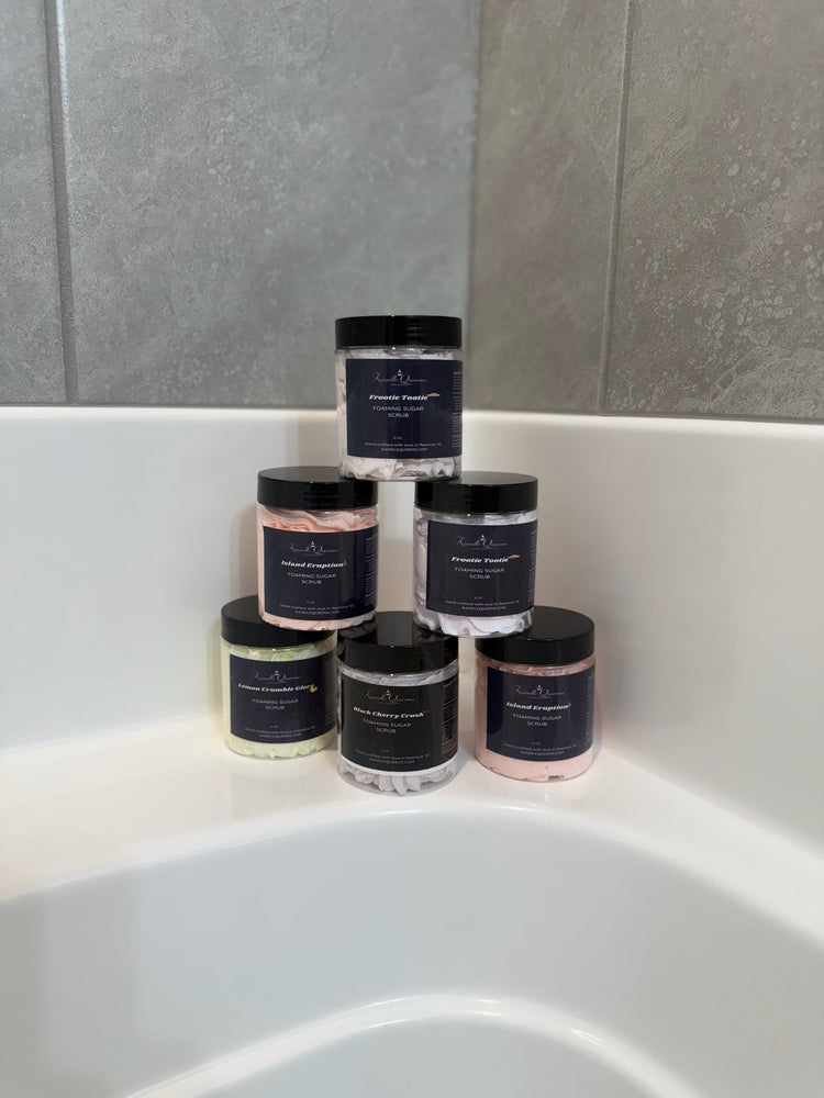 Foaming Sugar Scrubs