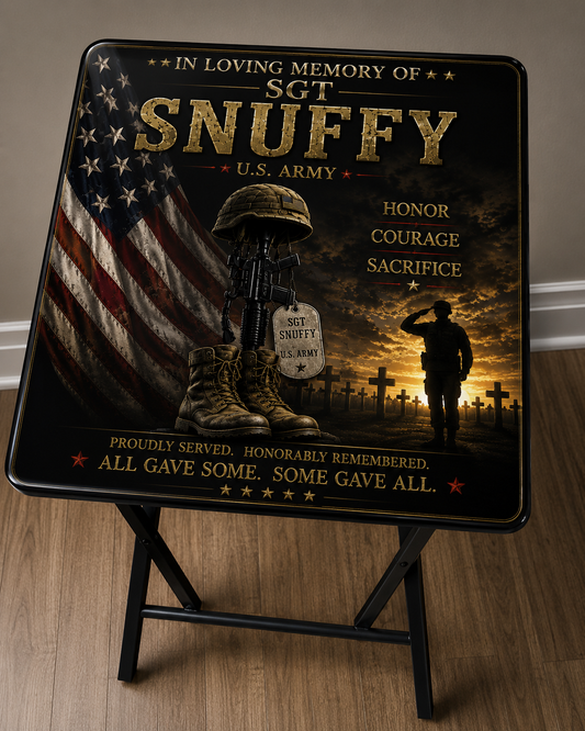 Customized Military Sofa Tray Table